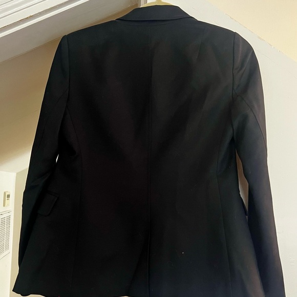 Banana Republic Black Blazer with Striped Lining - Picture 2 of 5